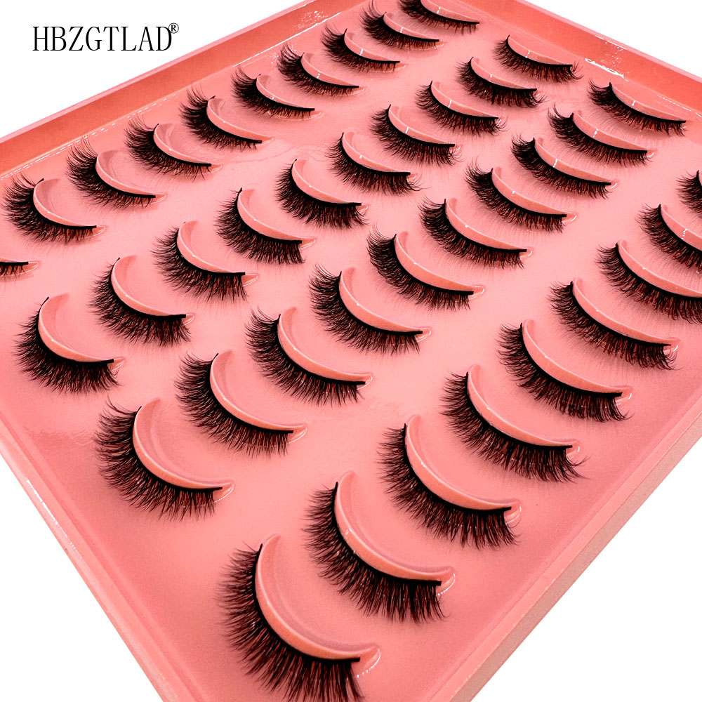 New 20 Pairs Natural Long 3D M - Eyelash Extension For Asian Eyes review and price
