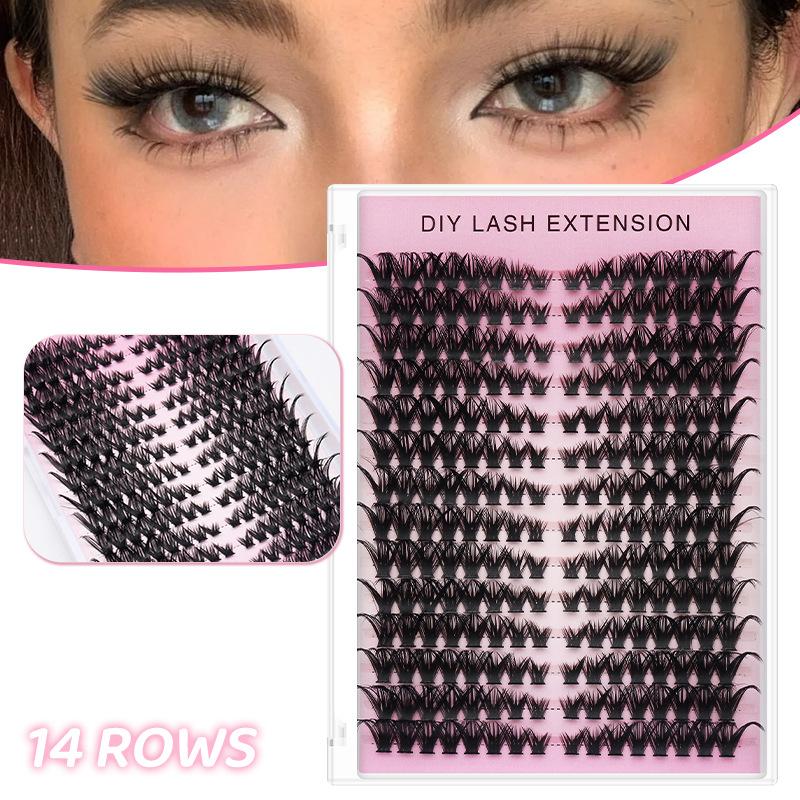 20pcs DIY False Eyelash Extens - Eyelash Extension Natural Look review and price