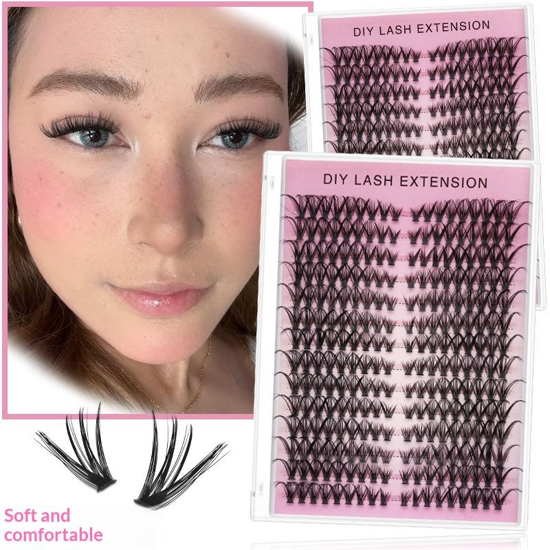 20pcs DIY False Eyelash Extens - Eyelash Extension Natural Look review and price
