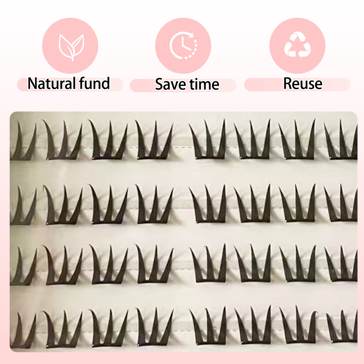 Easy Snap-On Eyelash Clusters  - Eyelash Extension Human Hair review and price